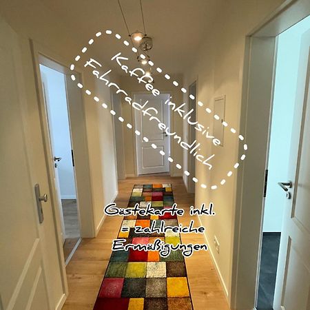 Schoene Neue 4 Zimmer Wohnung Mit Sued-Balkon Bis 8 Personen Naumburg  Esterno foto